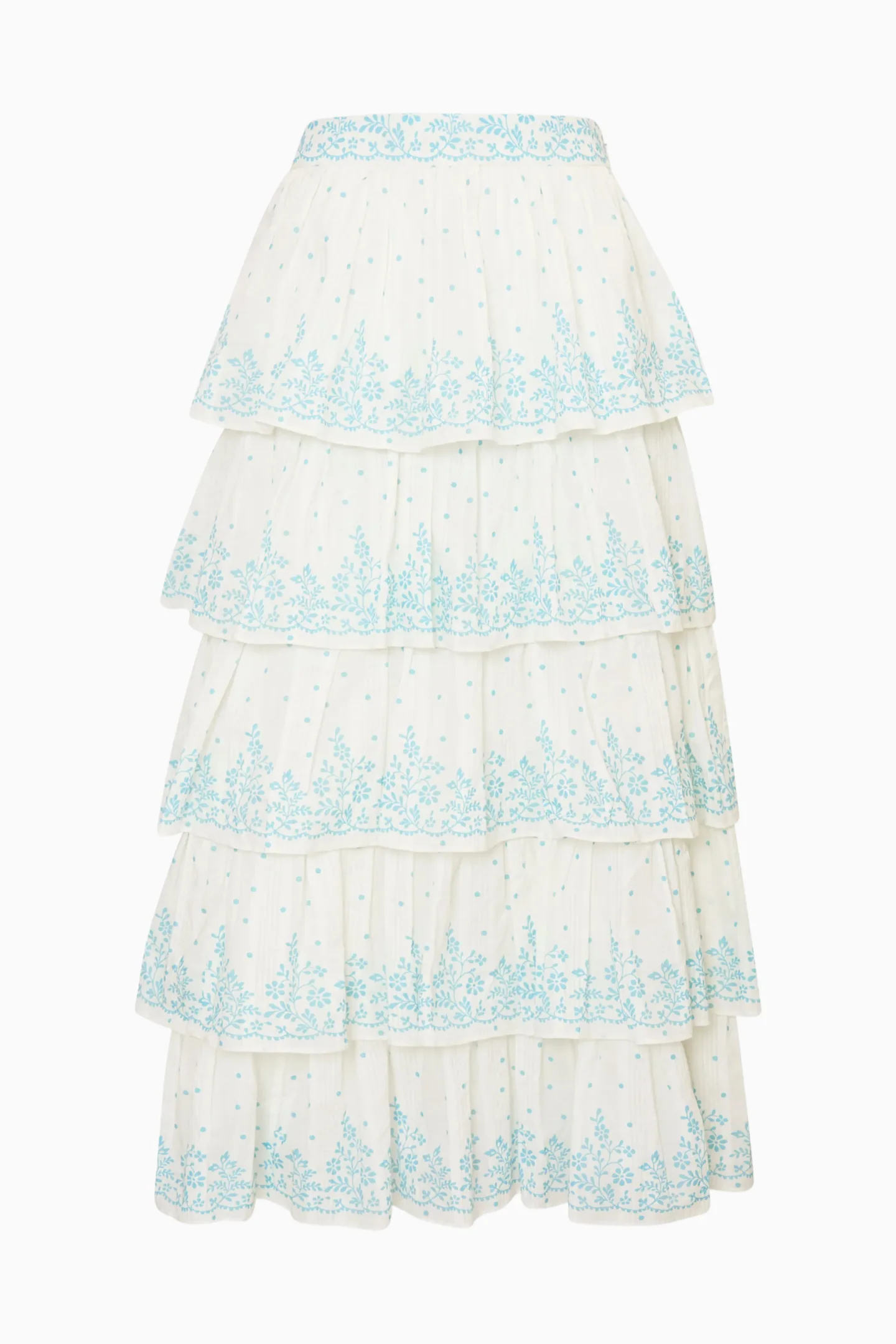 Re-Edition Julieta Cotton Schichtrock Maxi