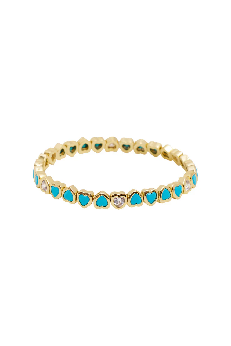 Erin Wachs kleiner Herz-Stretch-Armband