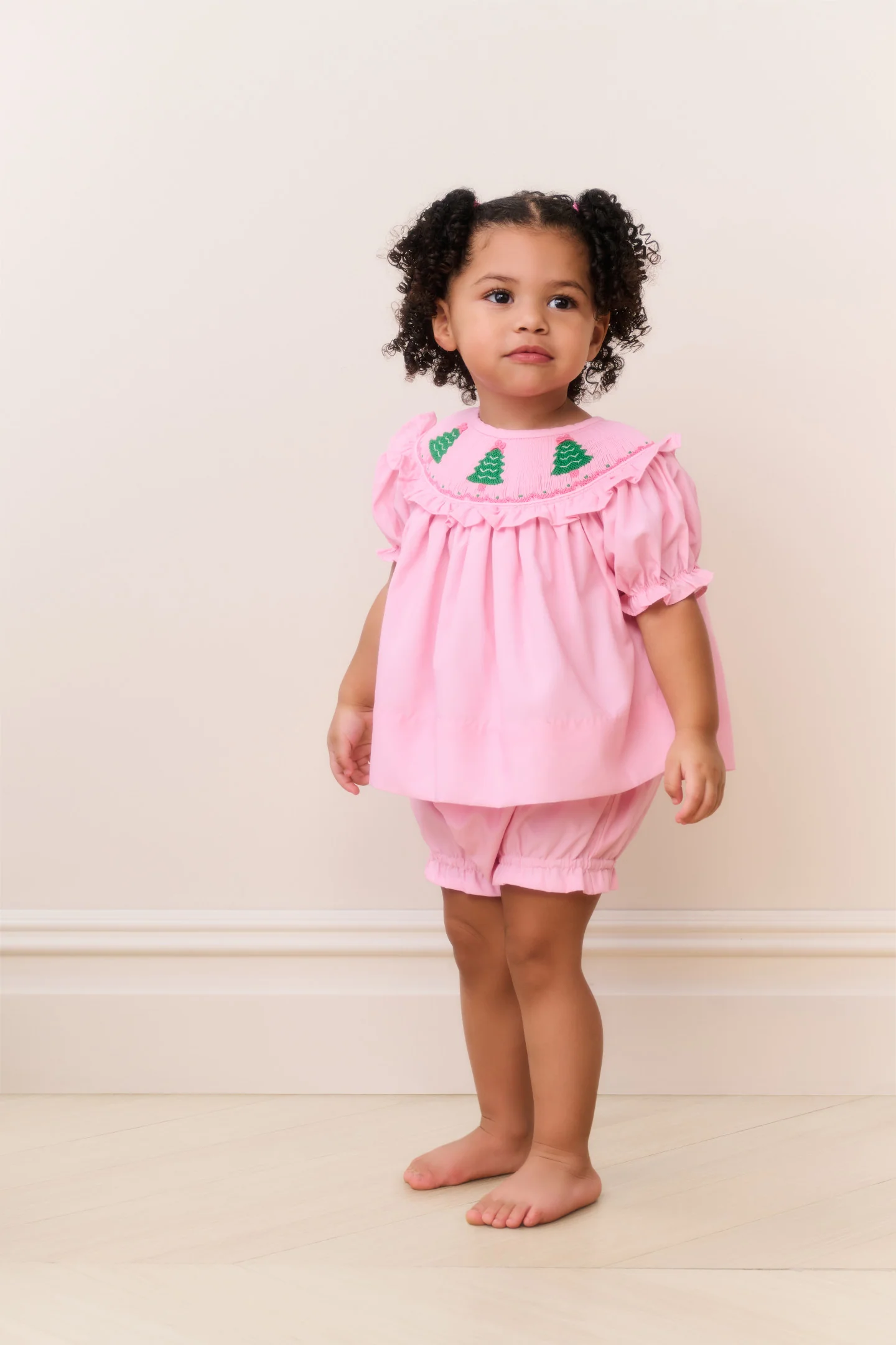Cecil & Lou Baby Smocked Weihnachtsbaum-Set