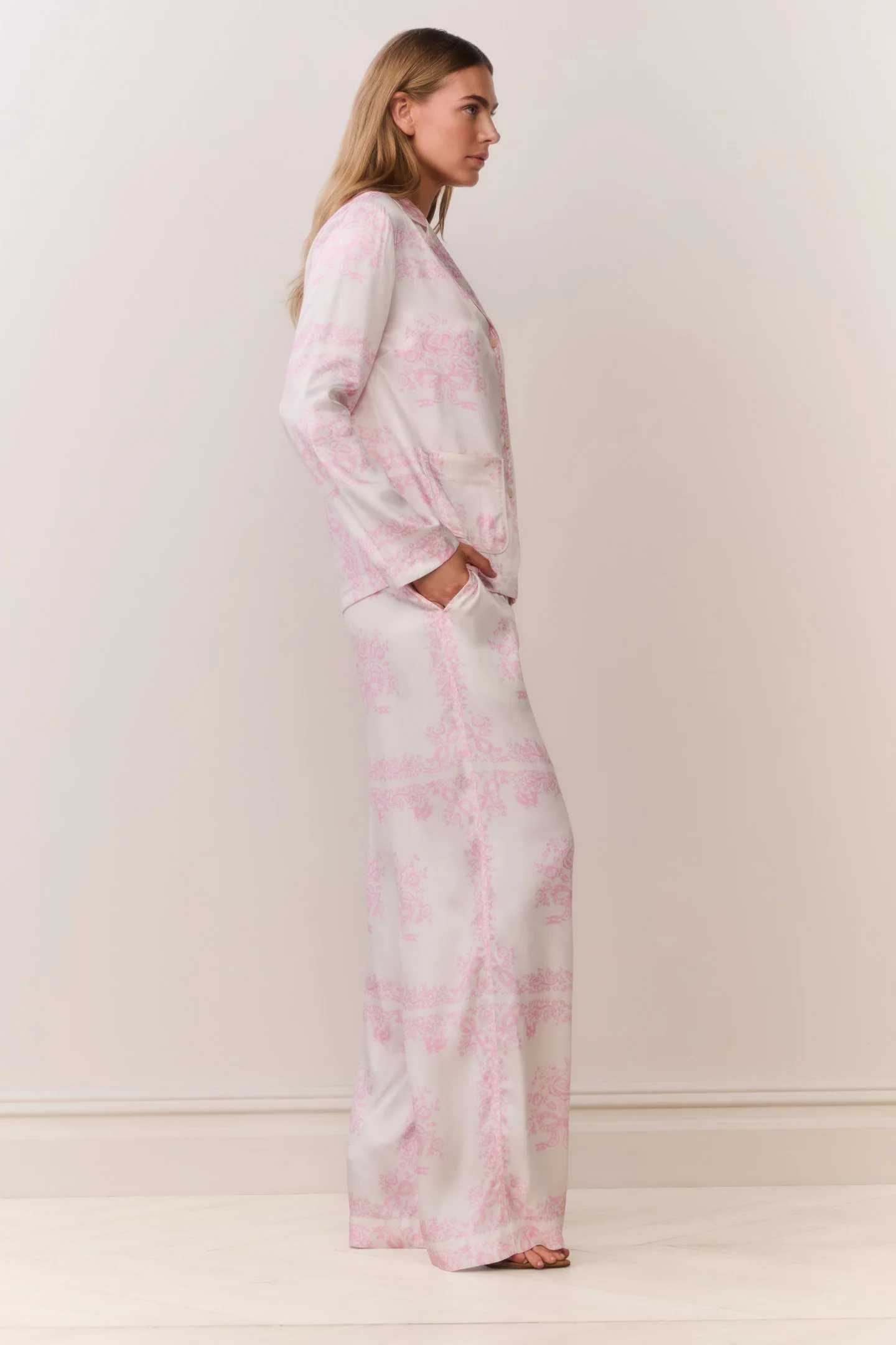 Helia Bandana Toile-Print-Hose