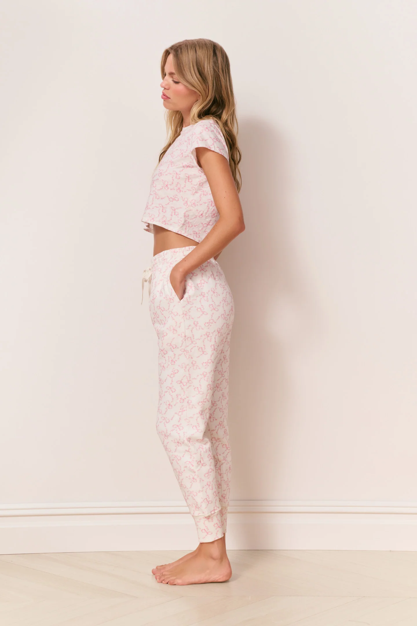 Lolana Blumiger Baumwoll-Sweatpants