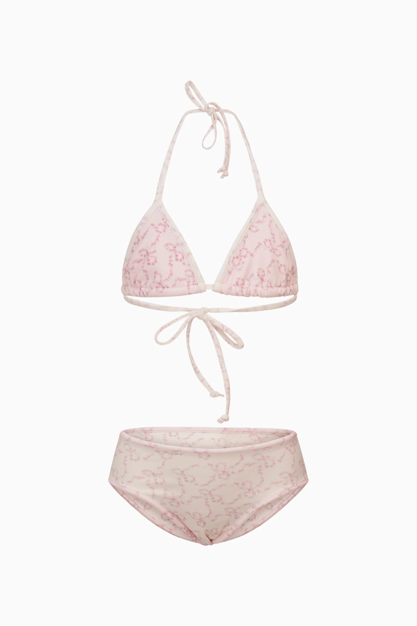 Mädchen Finnie Blumen-Bow-Print-Bikini