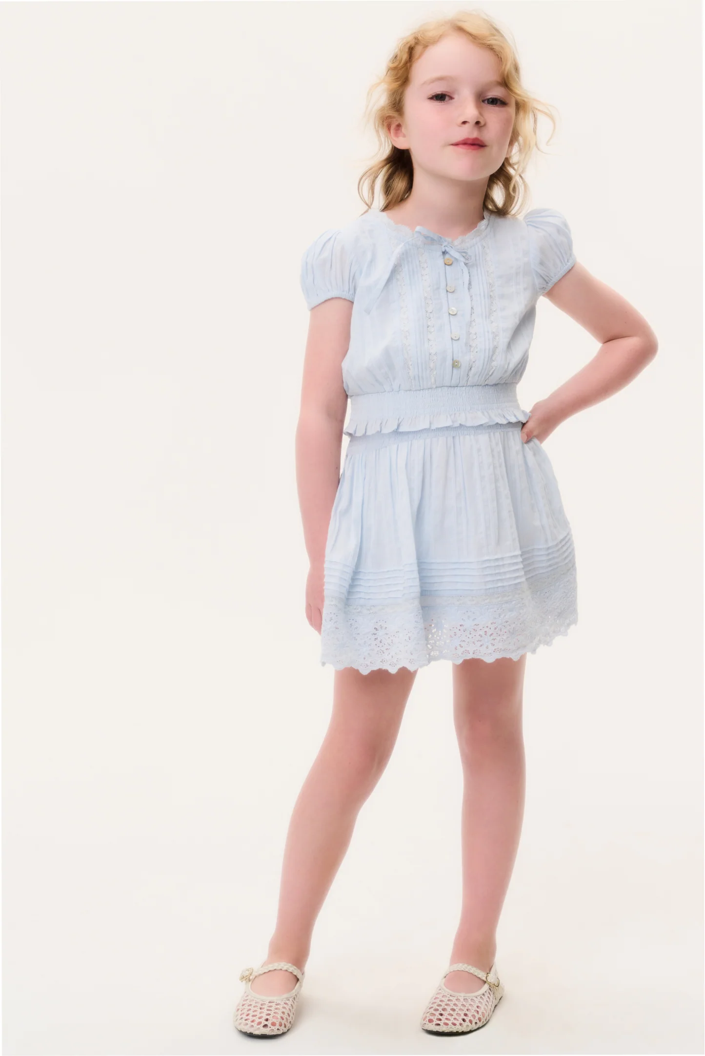 Kleines Mädchen Mini-Sani-Rock