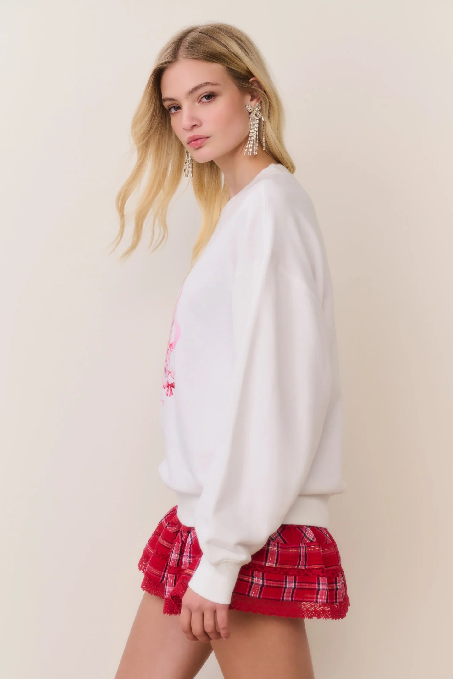 Havenleigh Weihnachtsbow Fleece-Pullover