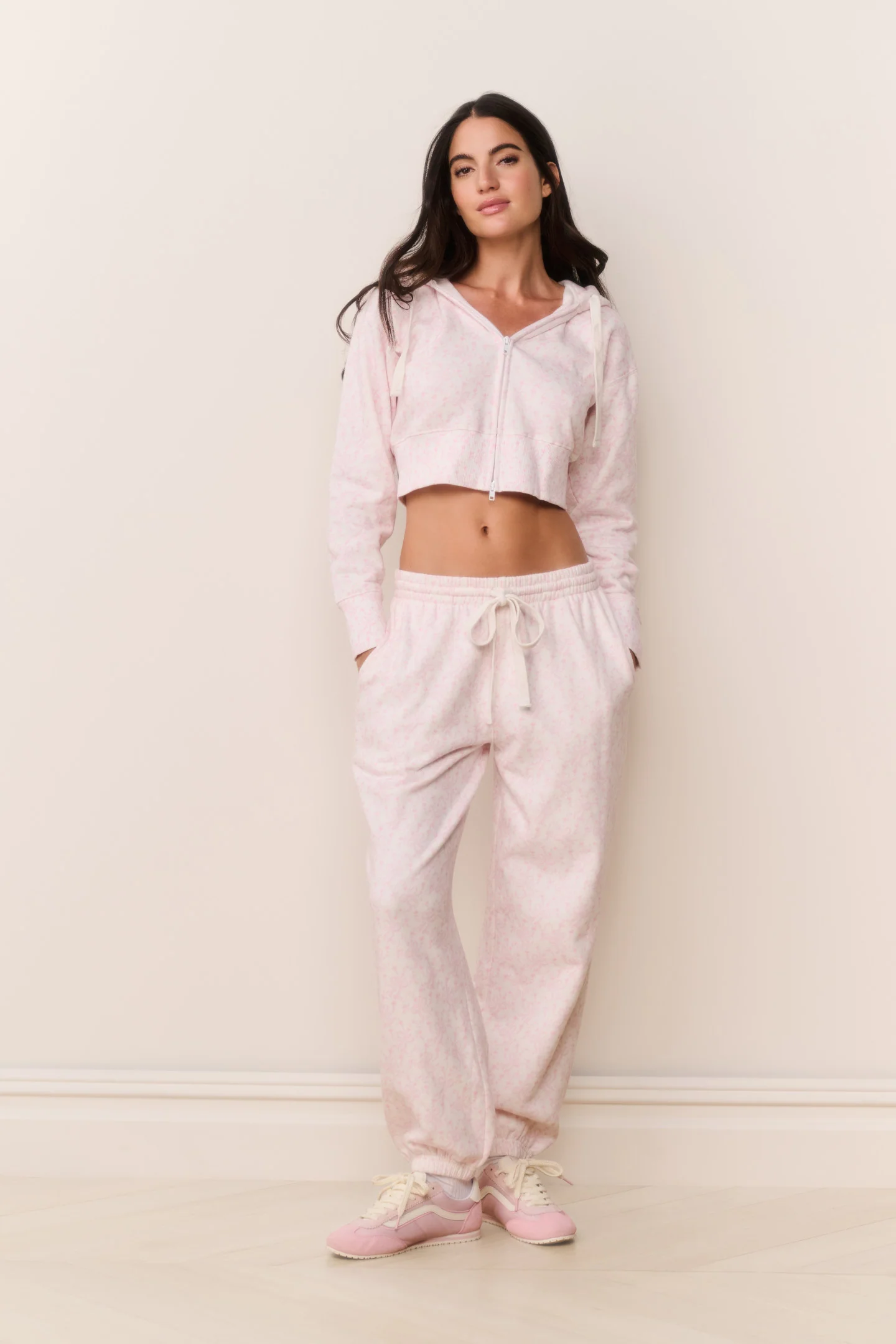 Lillia Bow-Print-Sweatpants