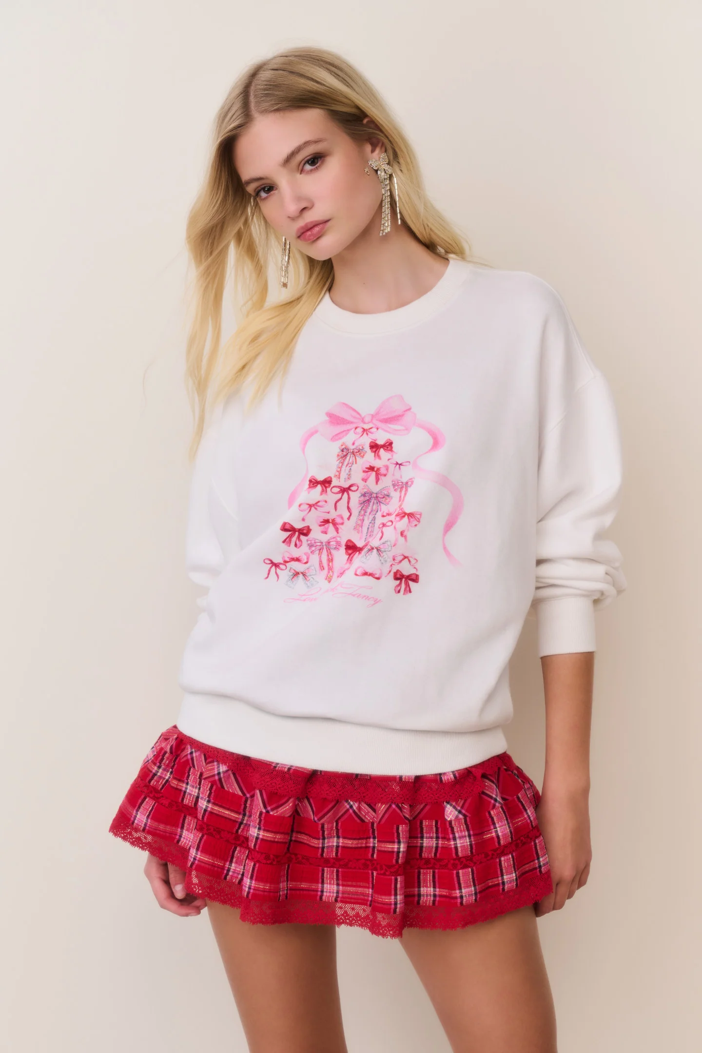 Havenleigh Weihnachtsbow Fleece-Pullover